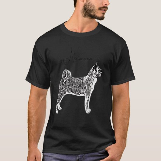 T-SHIRT AKITA MOM DOG (Devant)