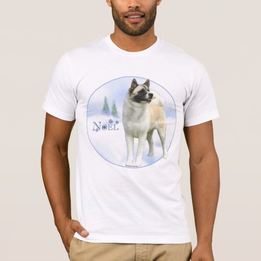 T-shirt Akita Noel (Devant)