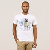 T-shirt Akita Noel (Devant entier)