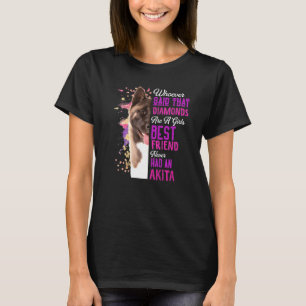T-shirt Akita Sont Une Fille Meilleur Ami Chien Mama Maman