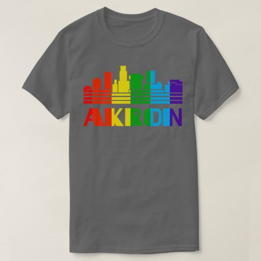 T-shirt Akron Pride Akron LGBT Don LGBTQ Supporter Tee P (Design devant)