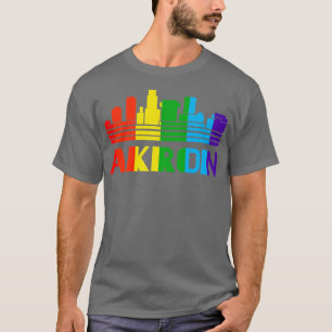 T-shirt Akron Pride Akron LGBT Don LGBTQ Supporter Tee P