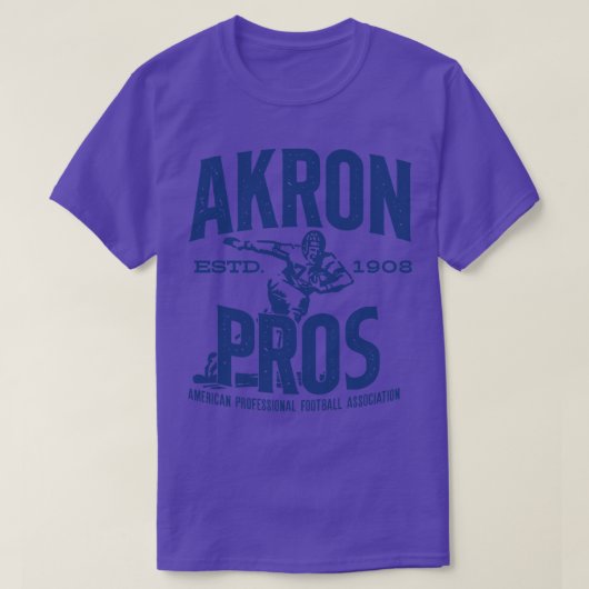 T-shirt Akron Pros Football (Design devant)