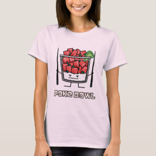 T-shirt Aku de baguettes de salade de poisson cru d'Hawaï
