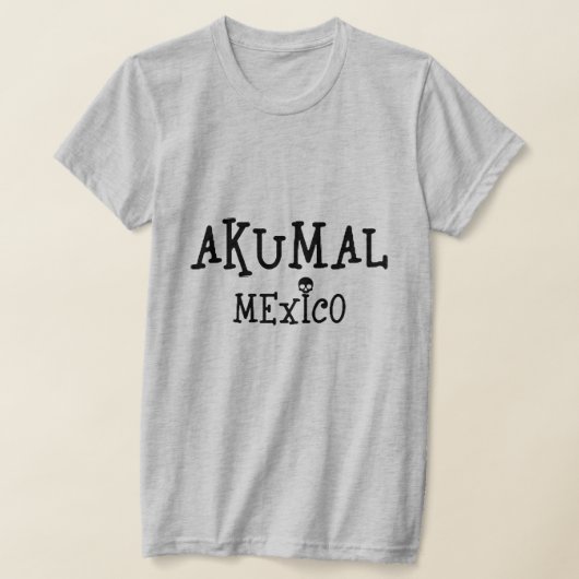 T-shirt Akumal Mexico Design - Bella+Canvas Slim F femmes (Poser)