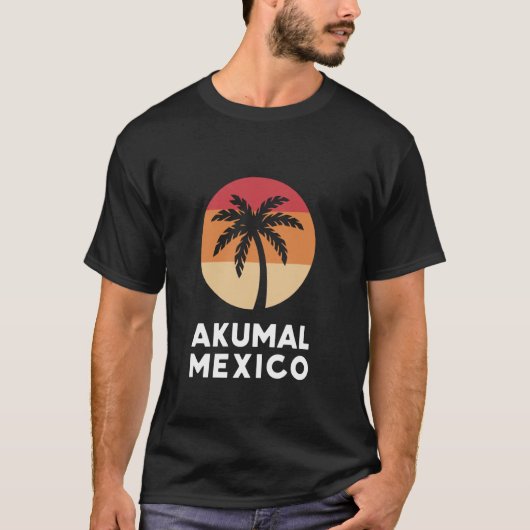 T-shirt Akumal Mexique (Devant)