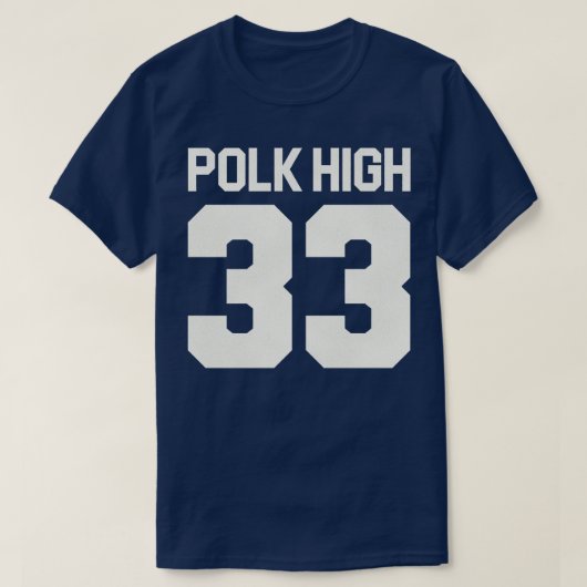 T-shirt Al Bundy Polk High Jersey FrontBack (Design devant)