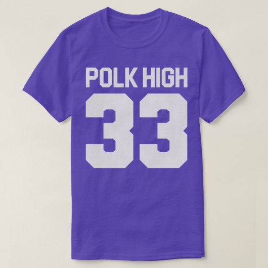 T-shirt Al Bundy Polk High Jersey FrontBack (Design devant)