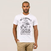 T-shirt Al Capone 1928 Cadillac (Devant entier)