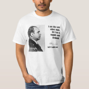 T-shirt Al Capone sur des affaires - chemise de bandit