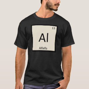 T-shirt Al - Chimie végétale de la luzerne Tableau périodi