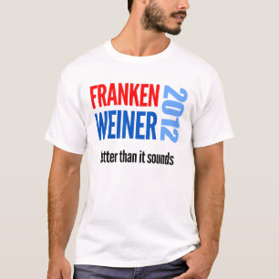 T-shirt Al Franken/élection 2012 élégante de Weiner