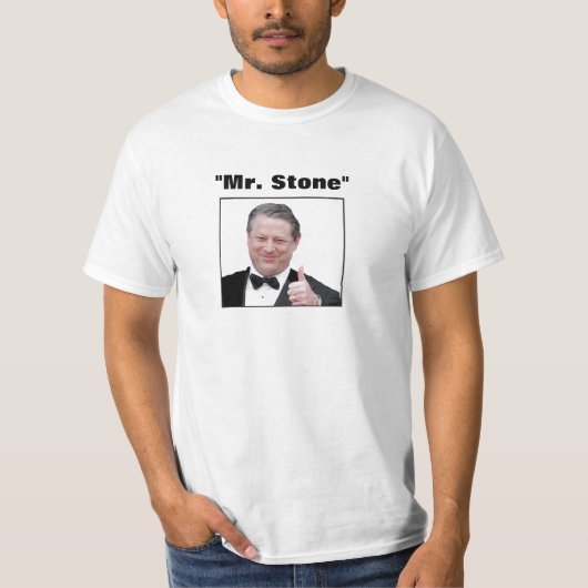 T-shirt Al Gore : "M. Stone " (Devant)