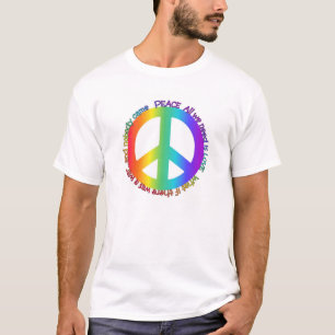 T-shirt Al l de paix que nous avons besoin est amour