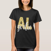 T-shirt Alabama AL Girl State Pride Simply Sunflower Monog (Devant)