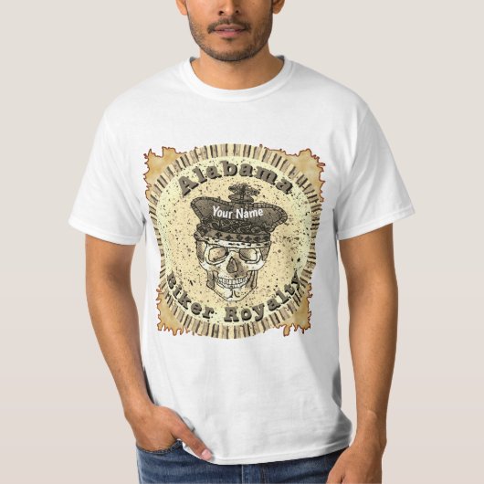 T-shirt Alabama Biker (Devant)