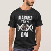 T-shirt Alabama c'est dans mon ADN (Devant)