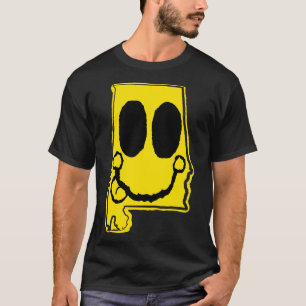 T-shirt Alabama Happy Face avec la langue sort