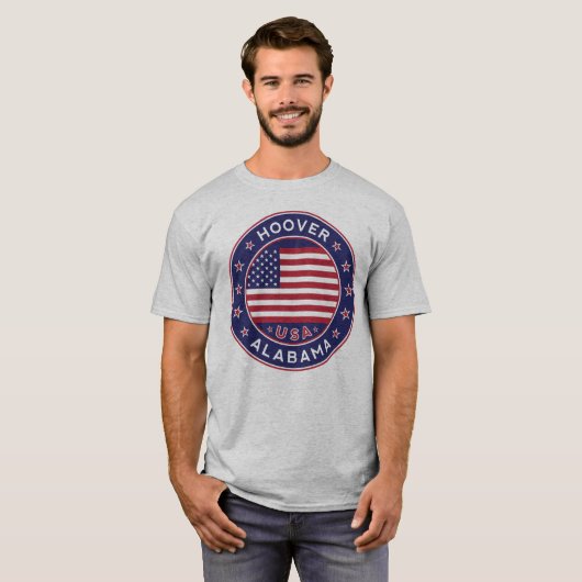 T-shirt Alabama, Hoover (Devant entier)