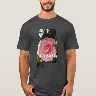 T-shirt Alabama La Belle Fleur D'État Surdimensionnée