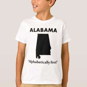 T-shirt Alabama - Premier par ordre alphabétique