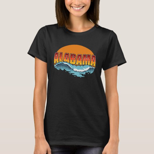 T-shirt Alabama Soleil et Surf Surf Soleil Alabama Be (Devant)