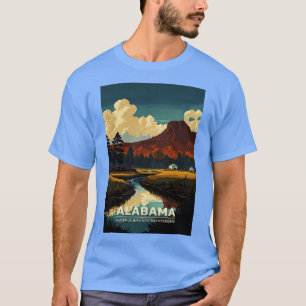 T-shirt Alabama State Travel 3