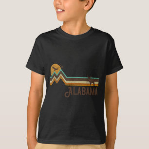 T-shirt Alabama Vintage Hommes Femmes Années 70 Dessin