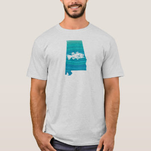 T-shirt Alabama Wave Fishing