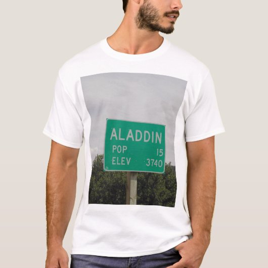 T-shirt Aladdin, WY (Devant)