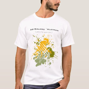 T-shirt Alaikum d'Assalamu '- art arabe de calligraphie