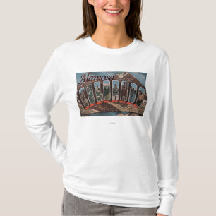 T-shirt Alamosa, le Colorado - grandes scènes de lettre