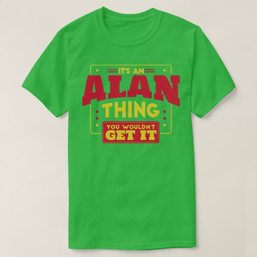 T-shirt Alan (Design devant)
