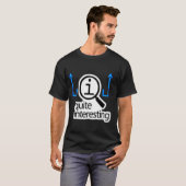T-shirt alan davies, qi, assez intéressant, stephen fry (Devant entier)