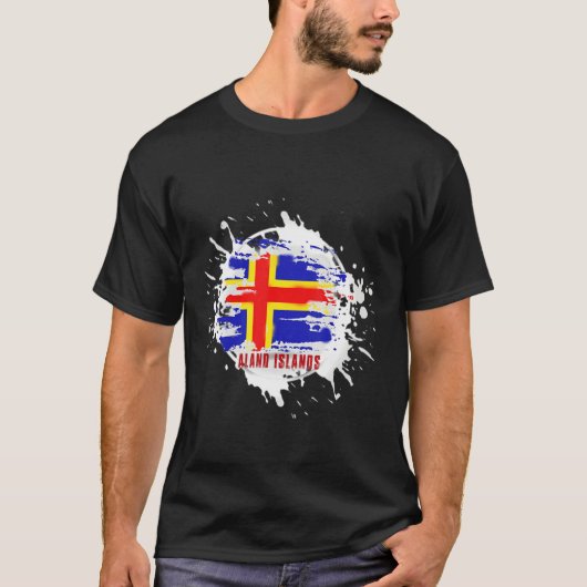 T-shirt Aland Islands Splash (Devant)