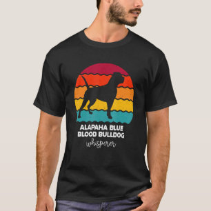 T-shirt Alapaha Blue Blood Bulldog Whisperer Retro Vintage