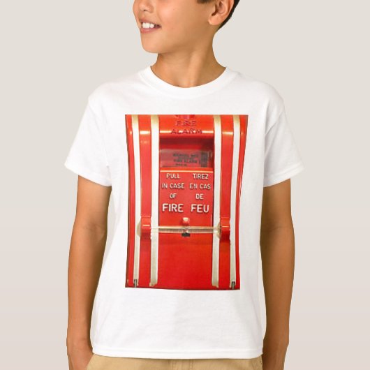 T-shirt alarme incendie (Devant)