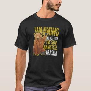 T-shirt Alaska Bear Grizzly humoristique USA Wild Fan