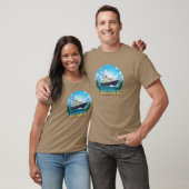 T-shirt Alaska Cruise Mode On Scenic and AdventureFilled V (Unisexe)