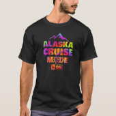 T-shirt Alaska Cruise Mode Tie Dye Famille Amis et Groupe (Devant)