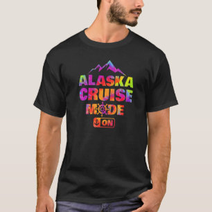 T-shirt Alaska Cruise Mode Tie Dye Famille Amis et Groupe