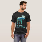 T-shirt Alaska Day Moose (Devant entier)
