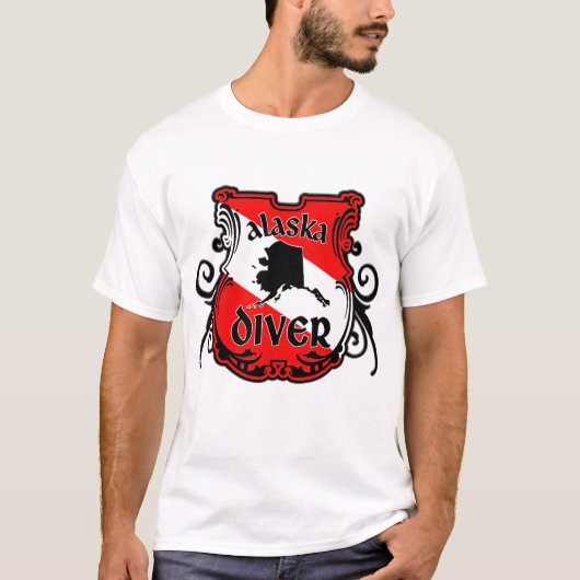 T-shirt Alaska Diver (Devant)