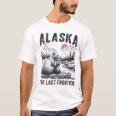 T-shirt Alaska Grizzly Bear Frontier Tee (Devant)