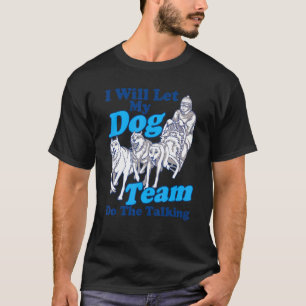 T-shirt Alaska Husky Traîneau Chien de Course Chien de Tra
