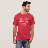 T-shirt Alaska is calling and I must go funny adventurer t (Devant entier)