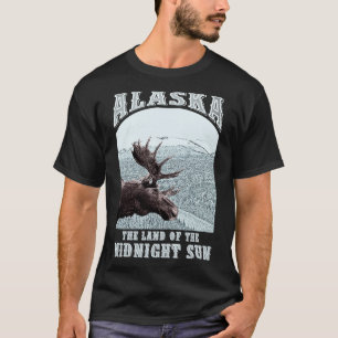 T-shirt Alaska Le Pays Du Soleil De Minuit