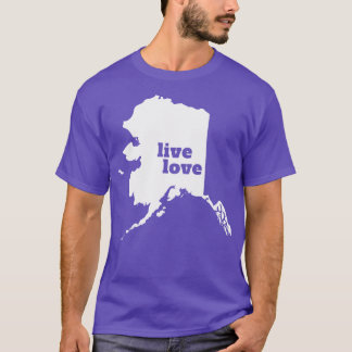 T-shirt Alaska Live Love Alaska