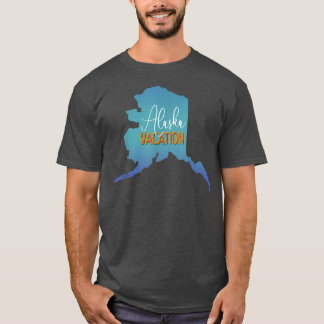 T-shirt Alaska Printemps été Automne Hiver Groupe vacances