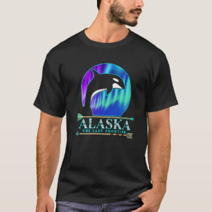 T-shirt Alaska State Pride Alaska Northern Lights Alaskan